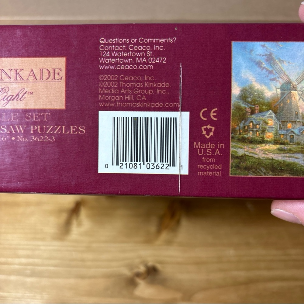 Thomas Kinkade Deluxe Set of Three (3) 500 Piece Jigsaw Puzzles - Picture 4 of 8